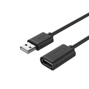 2.54 | کابل افزایش طول USB 2.0 یونیتک مدل Unitek Y-C449GBK طول 1.5متر