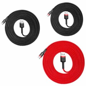 کابل تبدیل 3 متر USB به Type-C باسئوس Baseus Cafule CATKLF-UG1