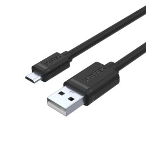 کابل تبدیل USB به MicroUSB یونیتک Y-C454GBK طول 0.5 متر