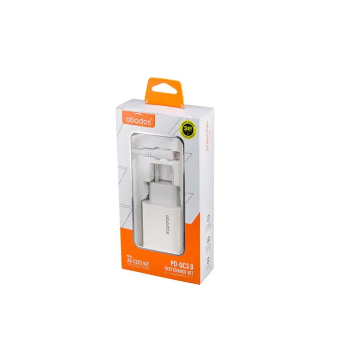 شارژر دیواری آبودوس 38 وات مدل ABODOS AS-CS23 38W به همراه کابل USB-C