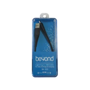 کابل آیفون تبدیل 30 سانتی متر USB به lightning بیاند Beyond BA-333