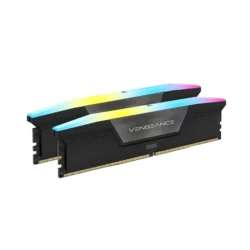 رم کامپیوتر کورسیر مدل CORSAIR VENGEANCE RGB ۳۲GB (۲x۱۶GB) DDR۵ 6000MHz CL36