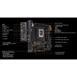 مادربرد ایسوس مدل ASUS TUF GAMING B660M-PLUS WIFI Motherboard