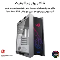 کیس کامپیوتر گیمینگ ایسوس مدل ASUS ROG Strix Helios White Edition