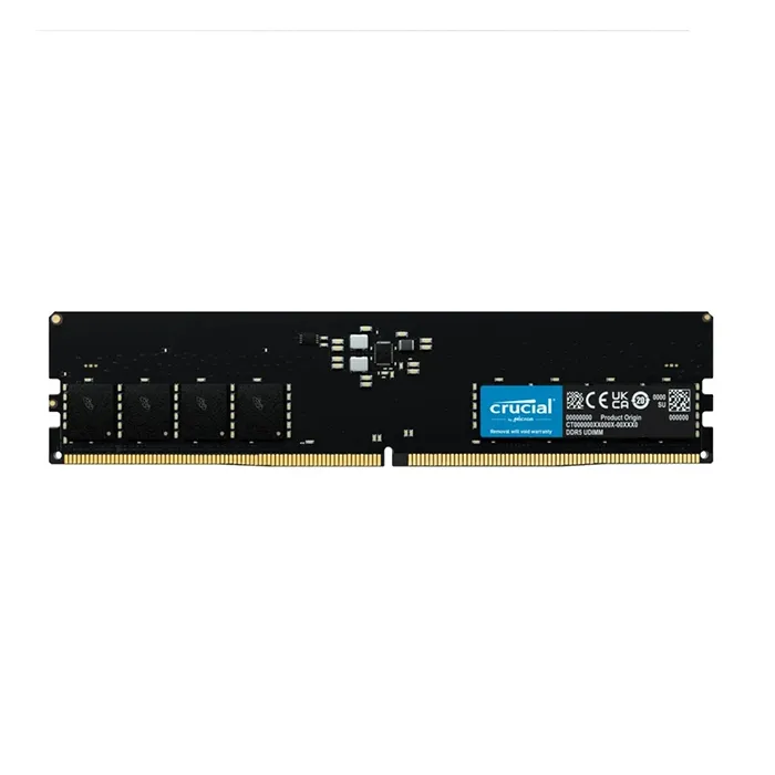 رم کامپیوتر کروشیال مدل Crucial 16GB (1x16GB) DDR۵ 56۰۰Mhz CL46 Single Channel UDIMM