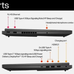 لپ تاپ استوک اچ پی مدل HP Omen 16 WD CPU:i5 13420H-13th generation | Ram:16GB | HDD:1T SSD M2 | VGA:6G NVIDIA GeForce RTX 4050