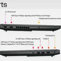 لپ تاپ استوک اچ پی مدل HP Victus 16R0 CPU:i7 13700HX -13th generation | Ram:32GB | HDD:1T SSD M2 | VGA:8G Nvidia RTX 4060