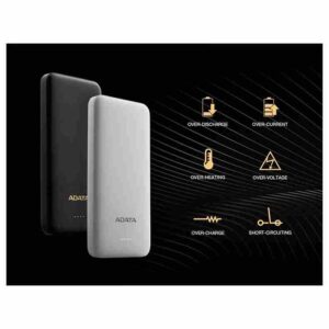 پاوربانک ای دیتا مدل Adata T10000 ظرفیت 10000 میلی آمپر ساعت