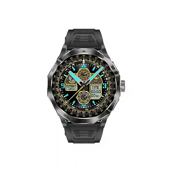 ساعت هوشمند 1.85 اینچی کربی مدل SATURN به همراه بند سیلیکونی