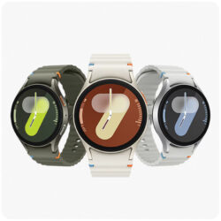 ساعت هوشمند سامسونگ مدل Galaxy Watch 7 44mm دارای قابلیت های کنترل موسیقی (Music Player) بند پلاستیک