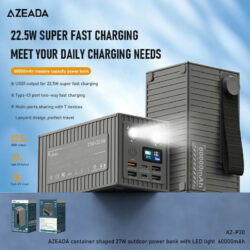 پاوربانک آزدا مدل AZ P30 ظرفیت 60000 میلی آمپر ساعت