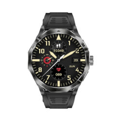 ساعت هوشمند 1.85 اینچی کربی مدل SATURN به همراه بند سیلیکونی