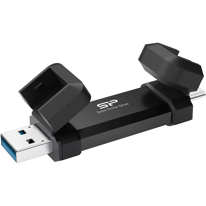 حافظه SSD اکسترنال سیلیکون پاور مدل DS72 ظرفیت یک ترابایت رابط USB Type-C 3.2