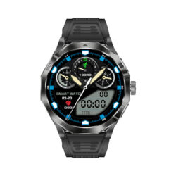 ساعت هوشمند 1.85 اینچی کربی مدل SATURN به همراه بند سیلیکونی