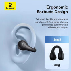 هدفون بلوتوثی باسئوس مدل AirGo AS01 OPEN Ear TWS