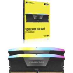 رم دسکتاپ DDR5 دو کاناله 6000 مگاهرتز CL36 کورسیر مدل VENGEANCE RGB ظرفیت 32 گیگابایت