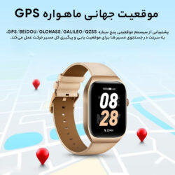 ساعت هوشمند میبرو مدل T2 دارای قابلیت های قابلیت مکالمه از طریق بلوتوث بند چرم